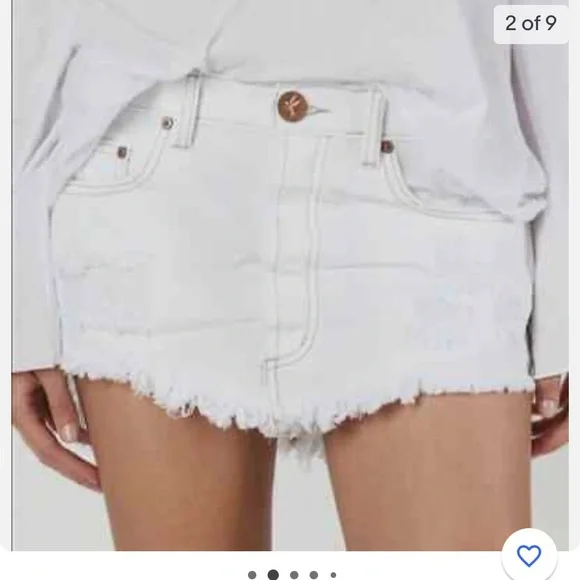 One teaspoon white skirt - Picture 2 of 11